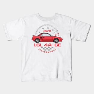 4A-GE-Red Kids T-Shirt